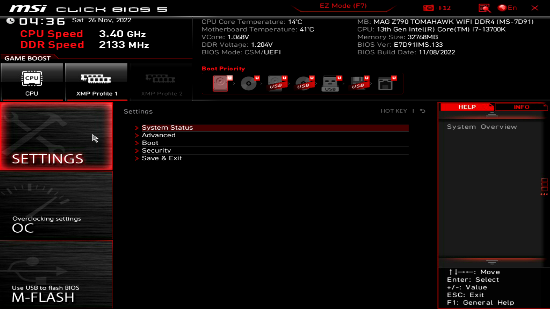 MSI MAG Z790 Tomahawk WiFi DDR4