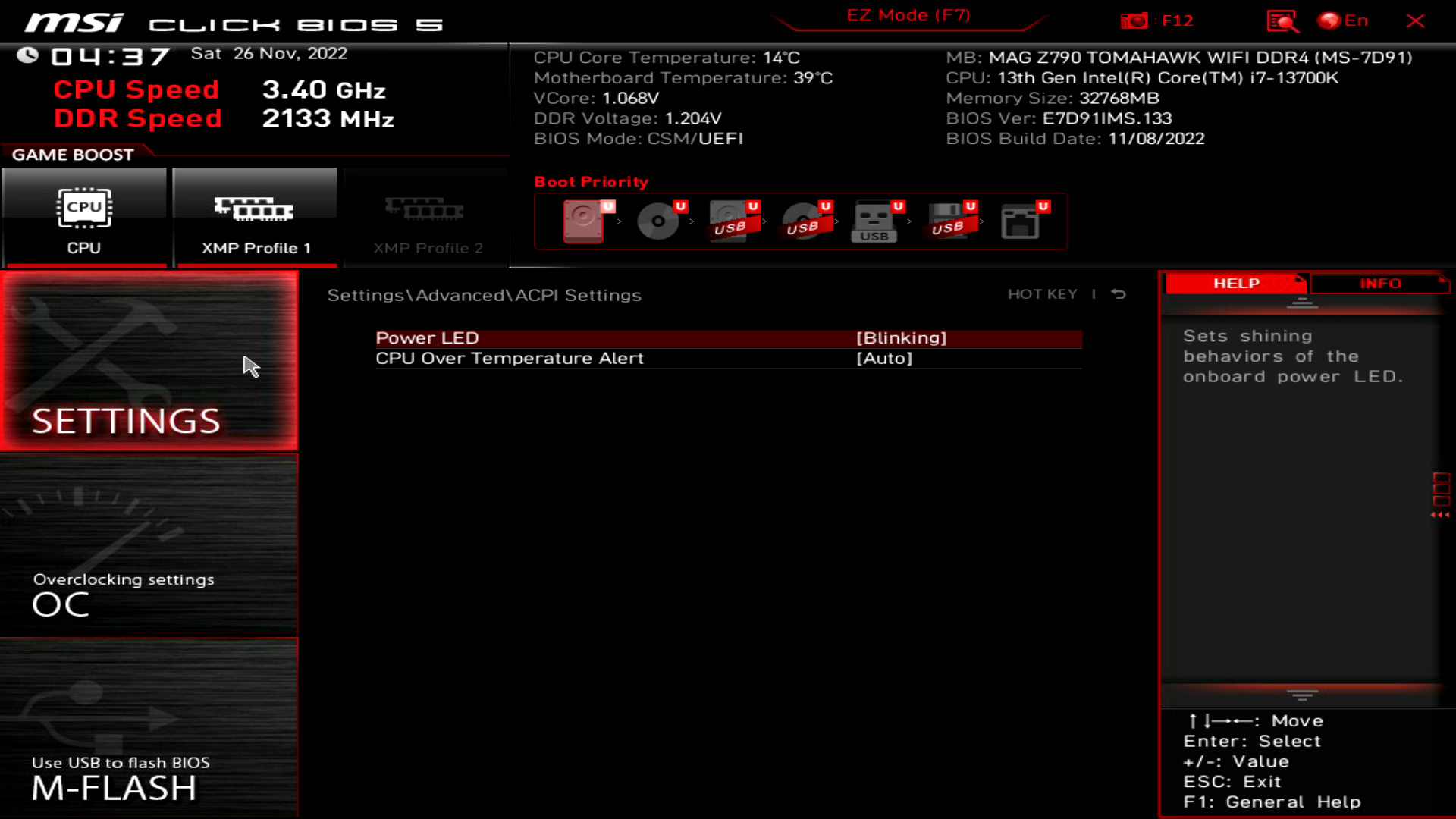 MSI MAG Z790 Tomahawk WiFi DDR4