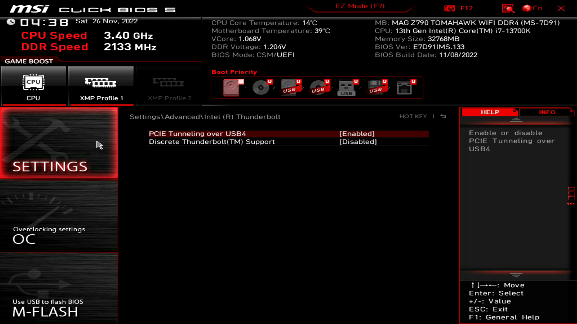 MSI MAG Z790 Tomahawk WiFi DDR4