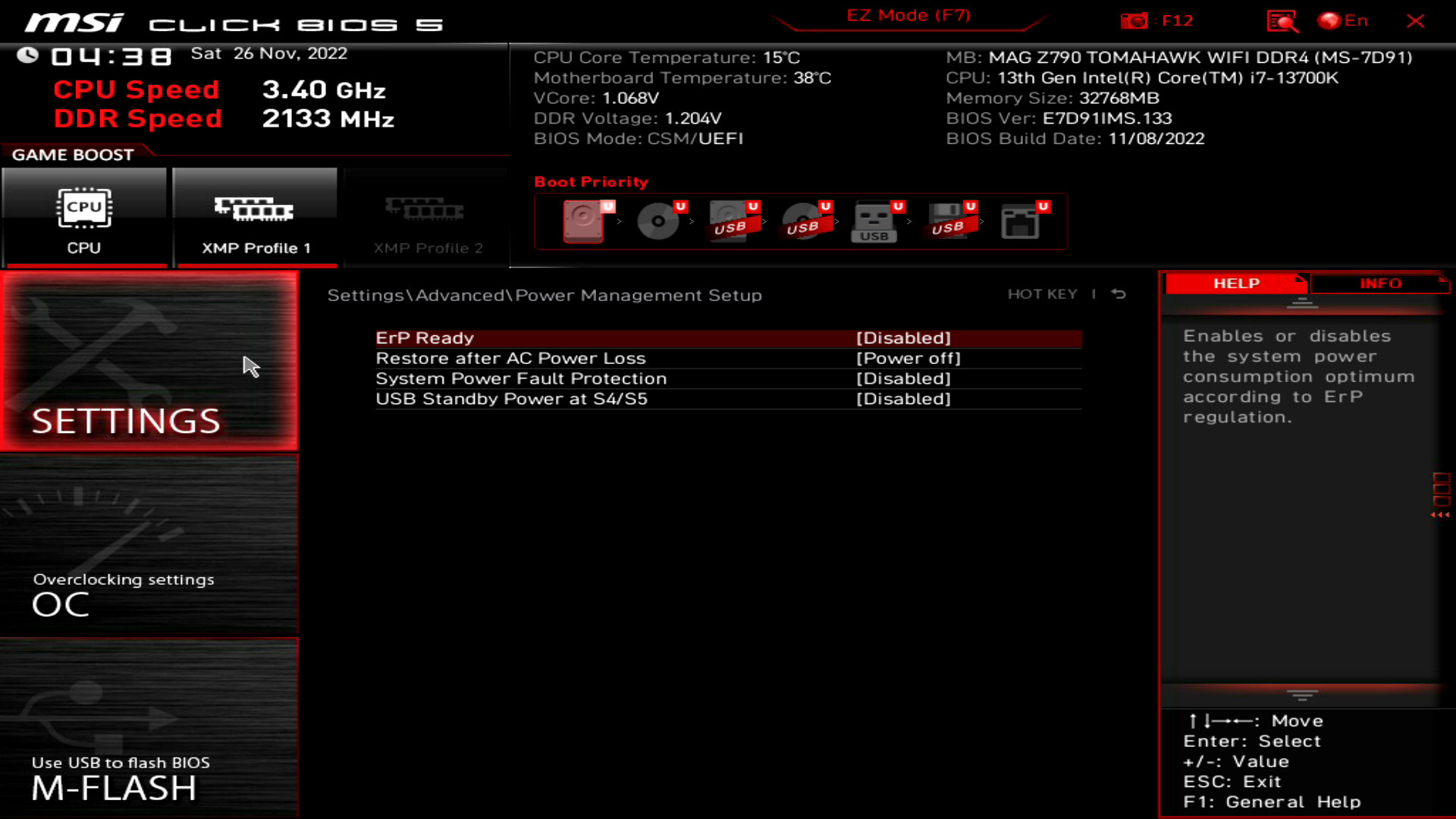 MSI MAG Z790 Tomahawk WiFi DDR4