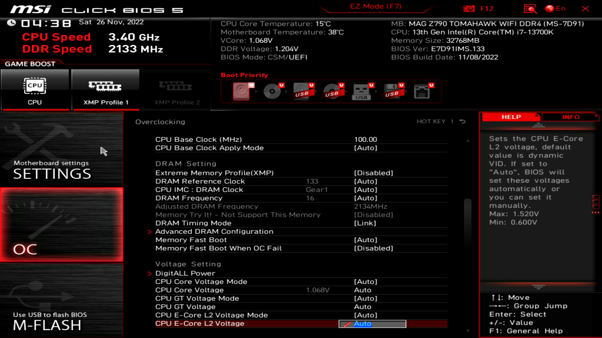 MSI MAG Z790 Tomahawk WiFi DDR4