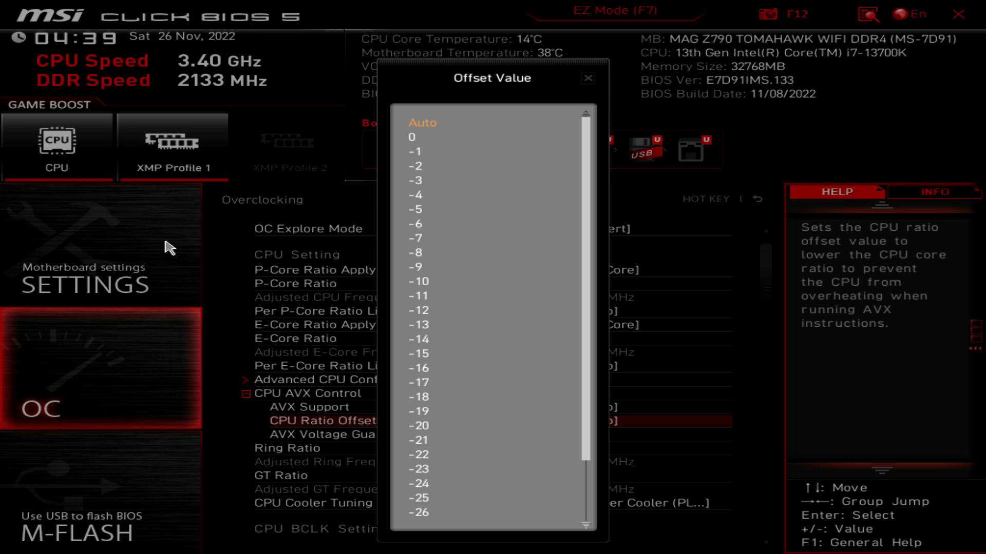 MSI MAG Z790 Tomahawk WiFi DDR4