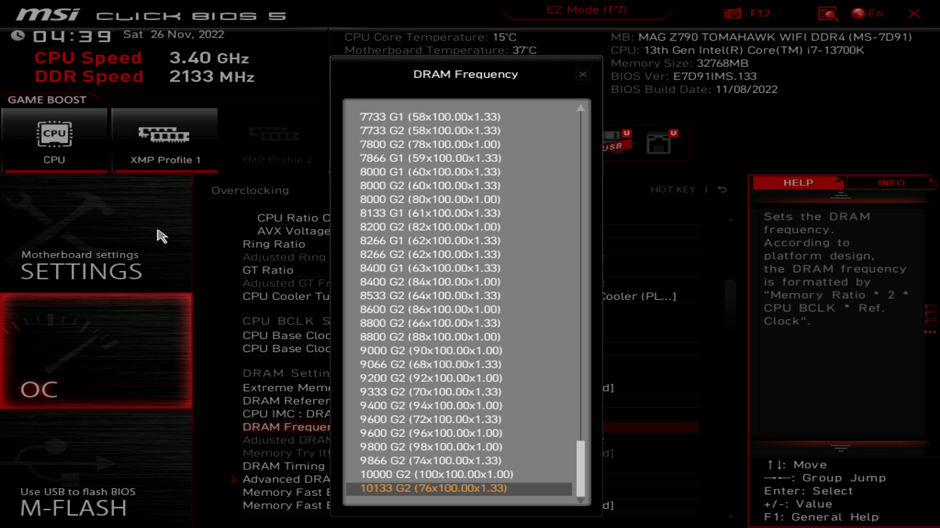 MSI MAG Z790 Tomahawk WiFi DDR4