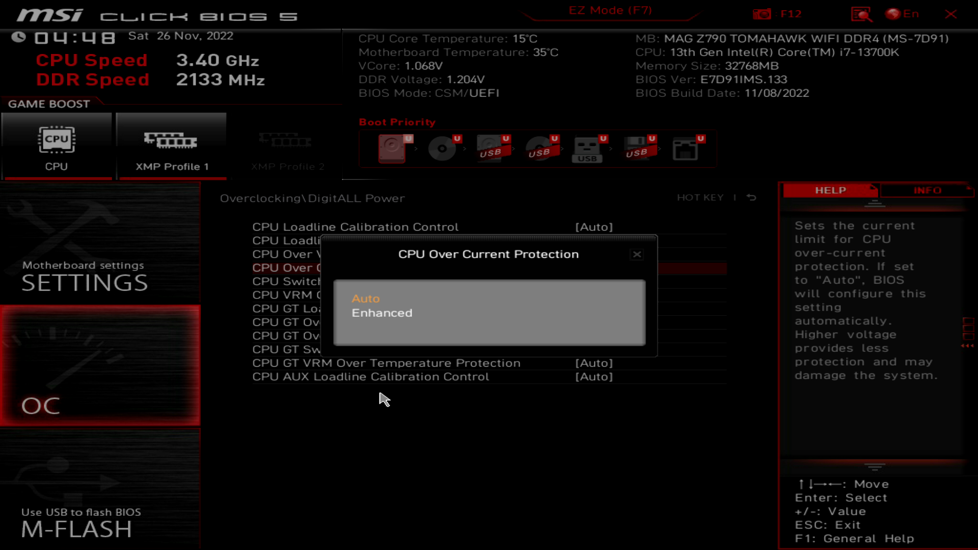 MSI MAG Z790 Tomahawk WiFi DDR4