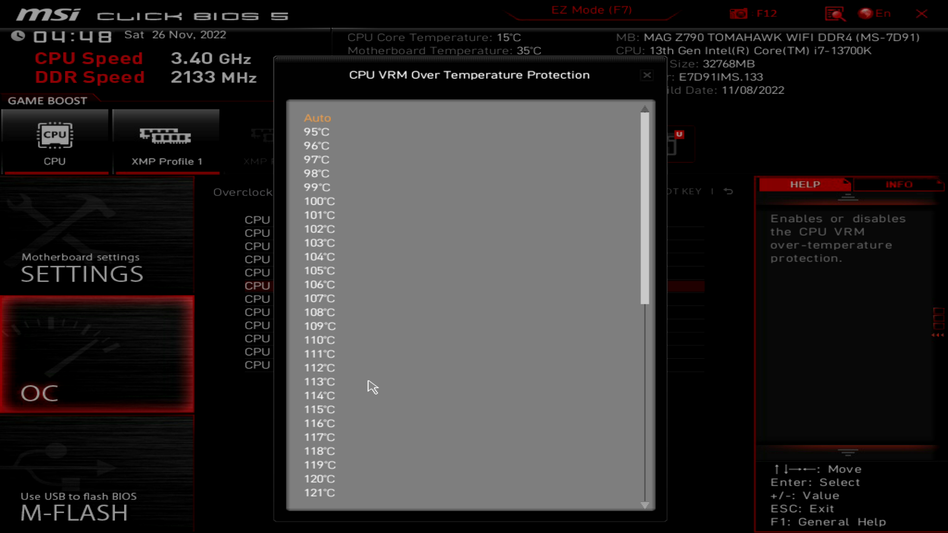 MSI MAG Z790 Tomahawk WiFi DDR4