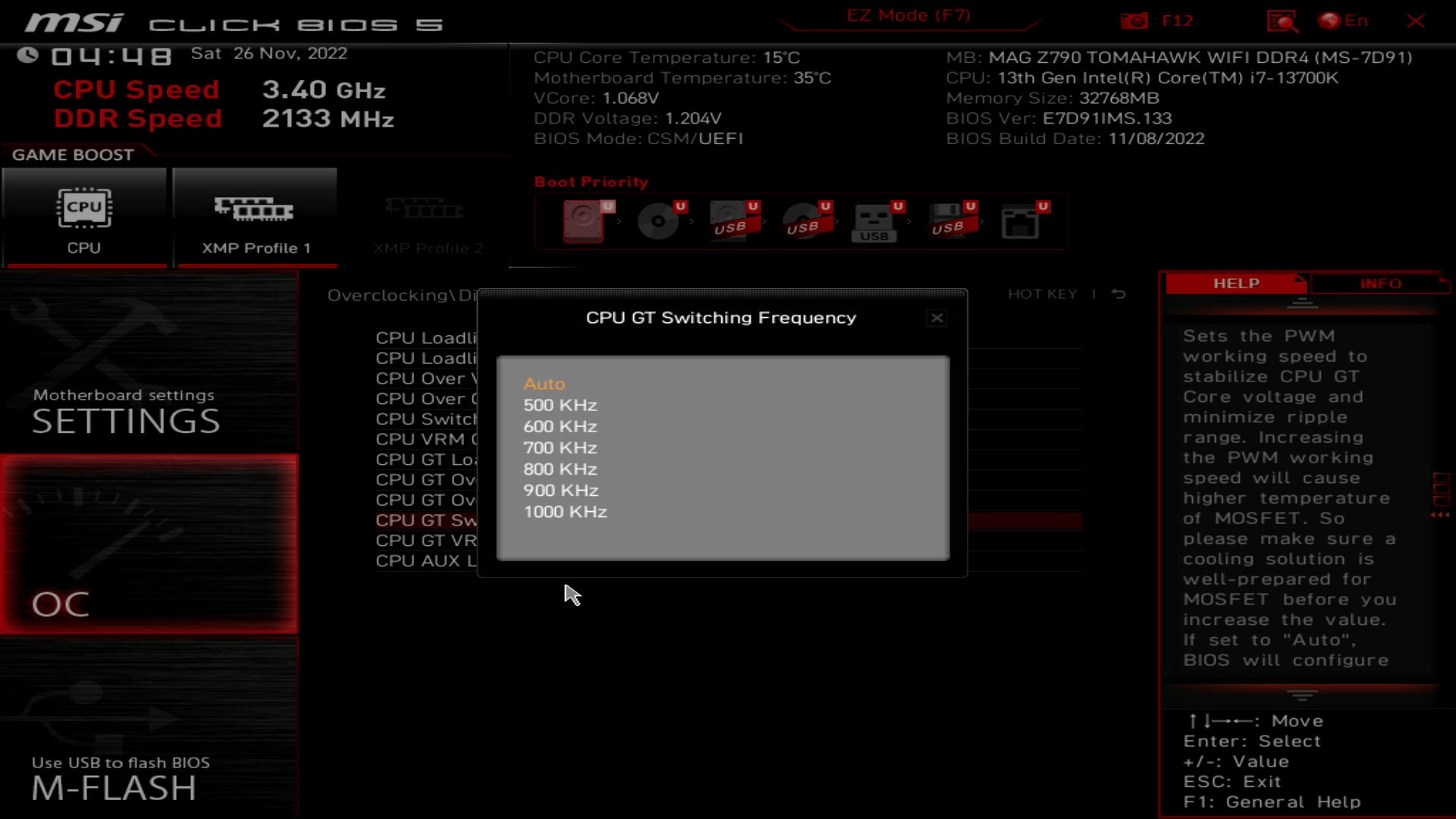 MSI MAG Z790 Tomahawk WiFi DDR4