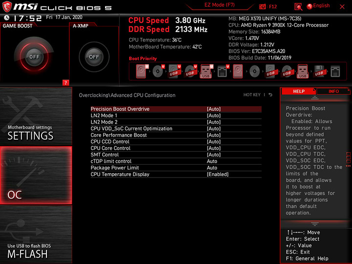 MSI MEG X570 Unify