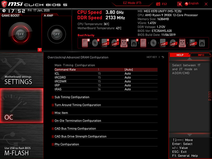 MSI MEG X570 Unify