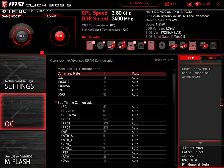 MSI MEG X570 Unify