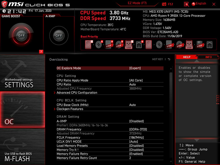 MSI MEG X570 Unify