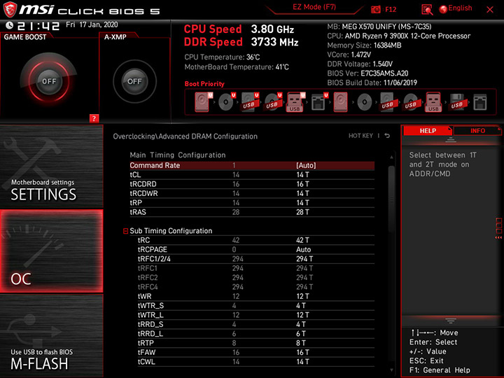 MSI MEG X570 Unify