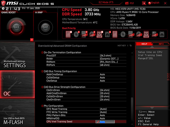 MSI MEG X570 Unify