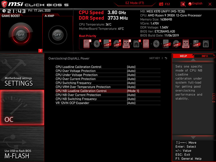 MSI MEG X570 Unify