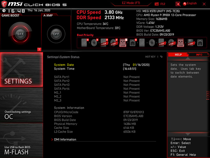 MSI MEG X570 Unify