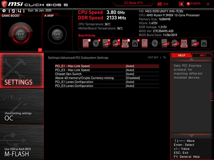 MSI MEG X570 Unify