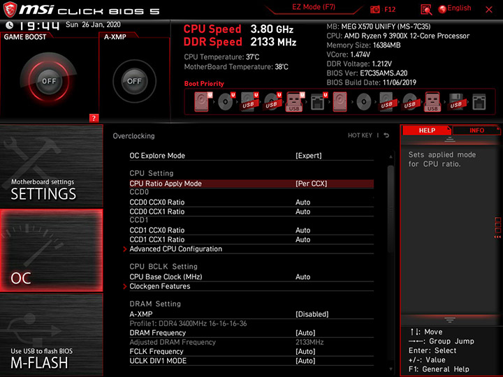 MSI MEG X570 Unify