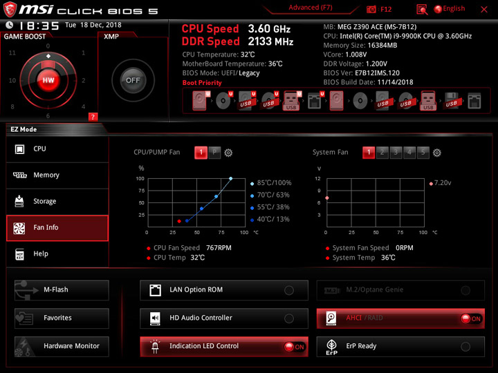 MSI MEG Z390 Ace