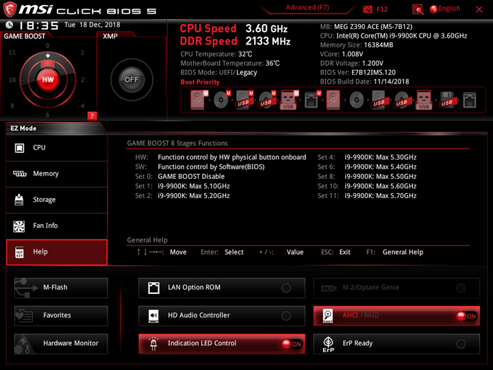 MSI MEG Z390 Ace