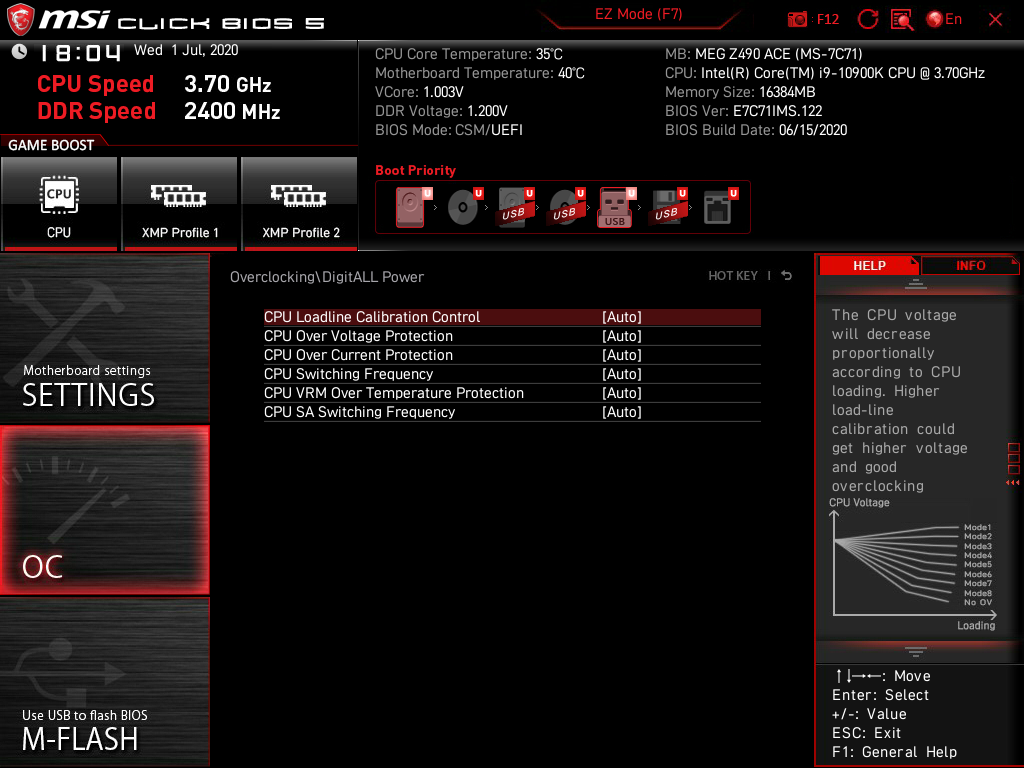 MSI MEG Z490 Ace