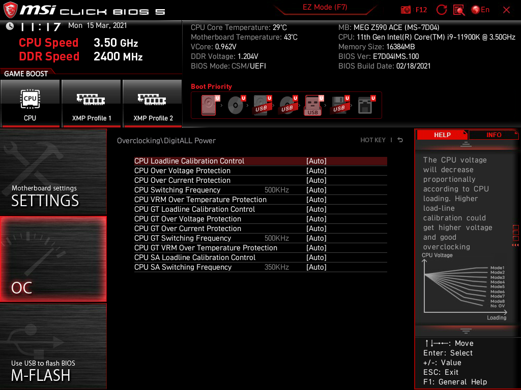 MSI MEG Z590 Ace