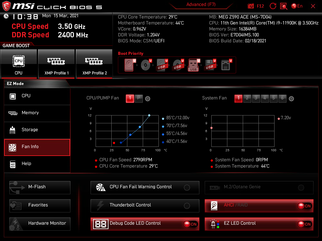 MSI MEG Z590 Ace