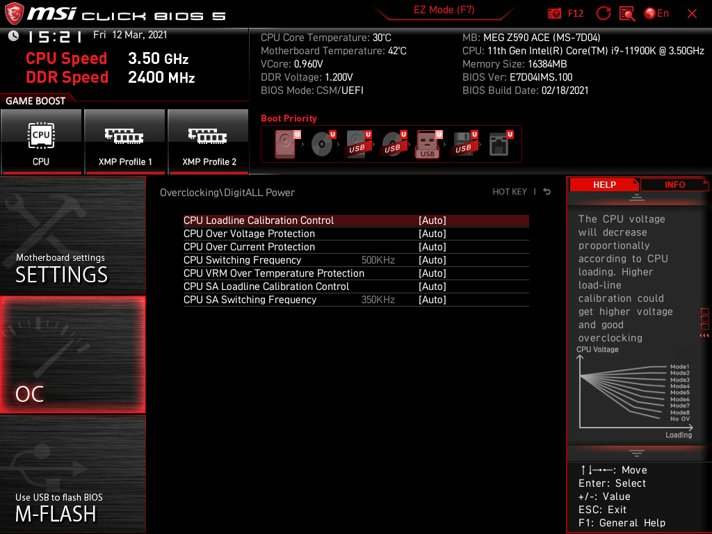 MSI MEG Z590 Ace