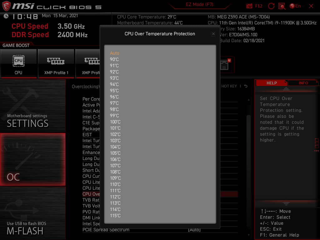 MSI MEG Z590 Ace