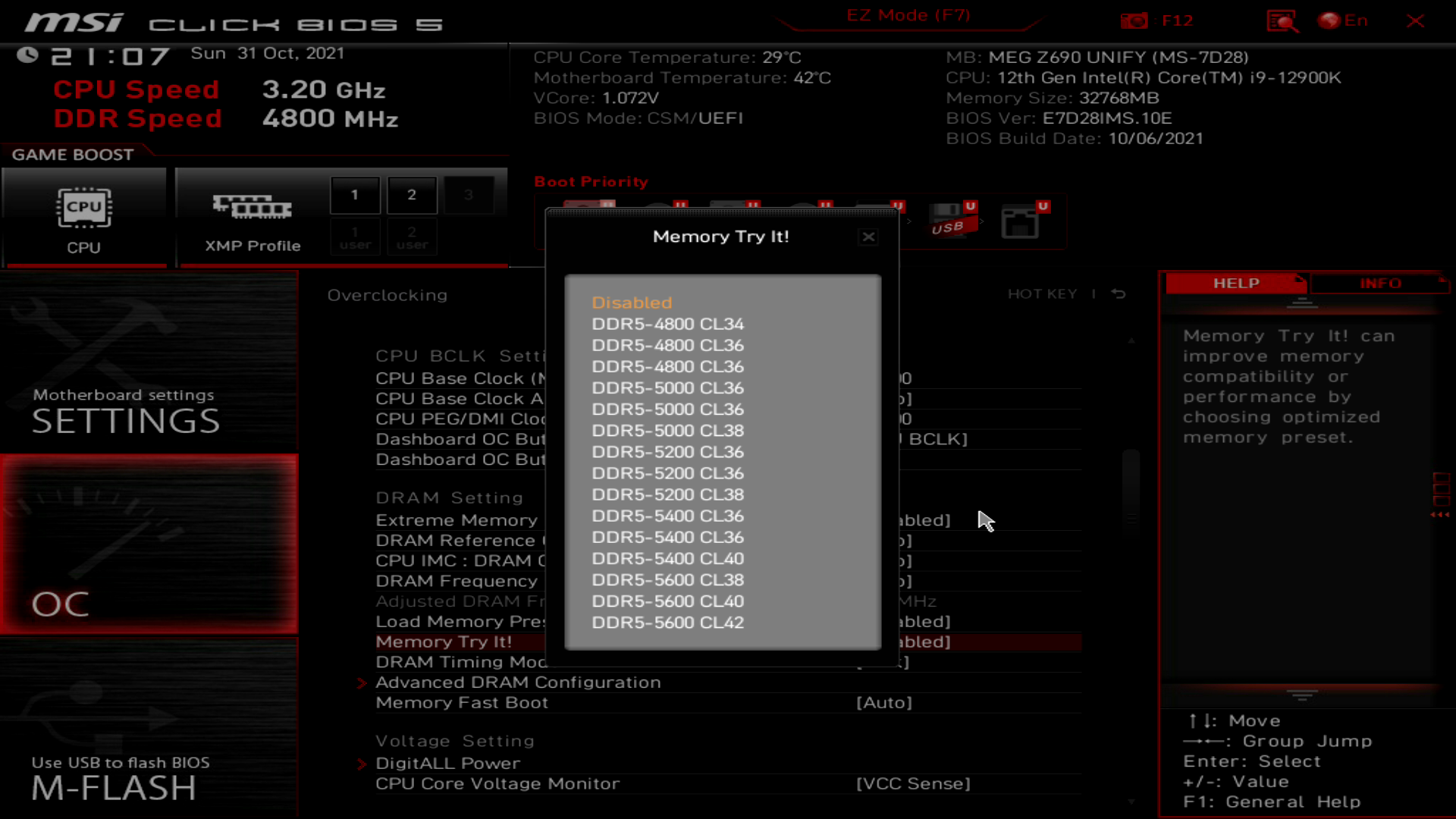 MSI MEG Z690 Unify