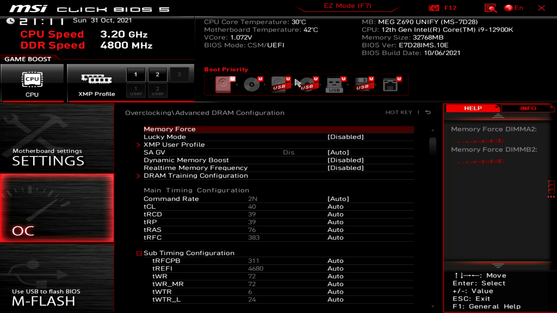 MSI MEG Z690 Unify