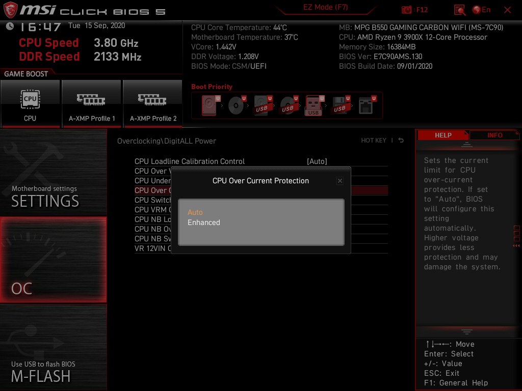 MSI MPG B550 Gaming Carbon WiFi