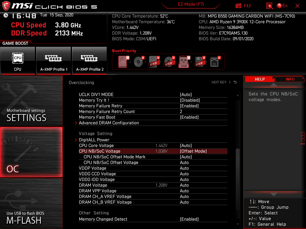 MSI MPG B550 Gaming Carbon WiFi