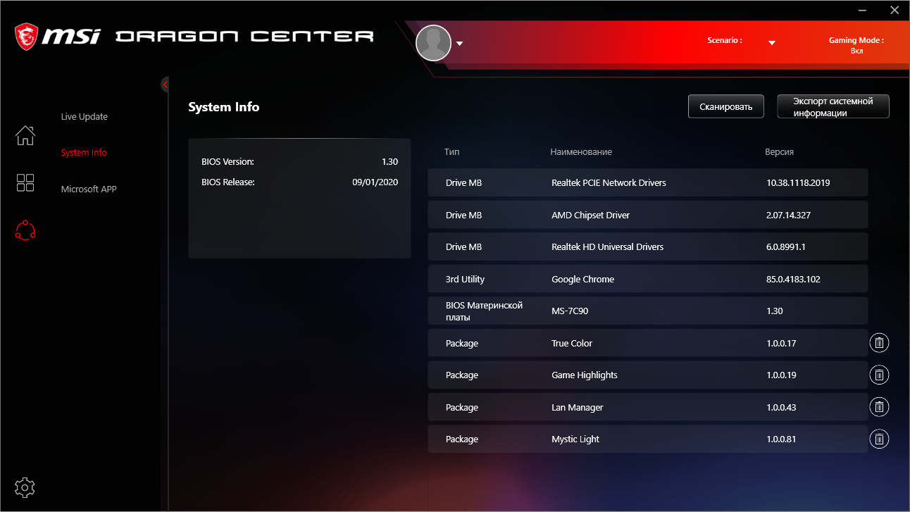 MSI MPG B550 Gaming Carbon WiFi