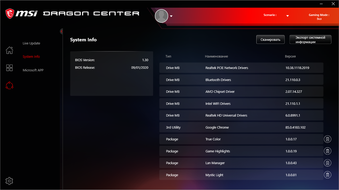 MSI MPG B550 Gaming Carbon WiFi