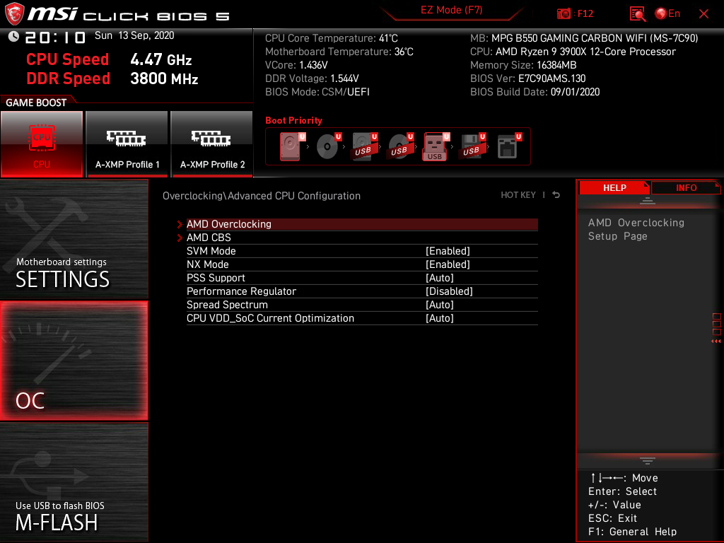 MSI MPG B550 Gaming Carbon WiFi