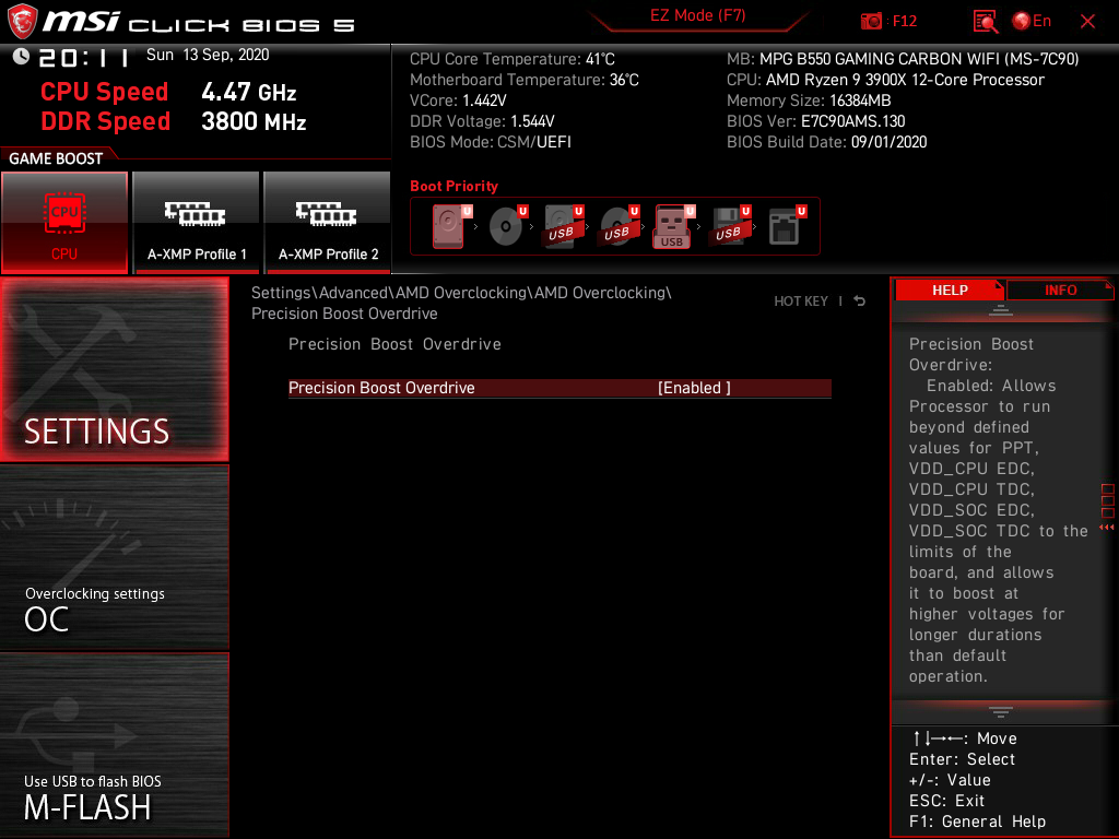 MSI MPG B550 Gaming Carbon WiFi