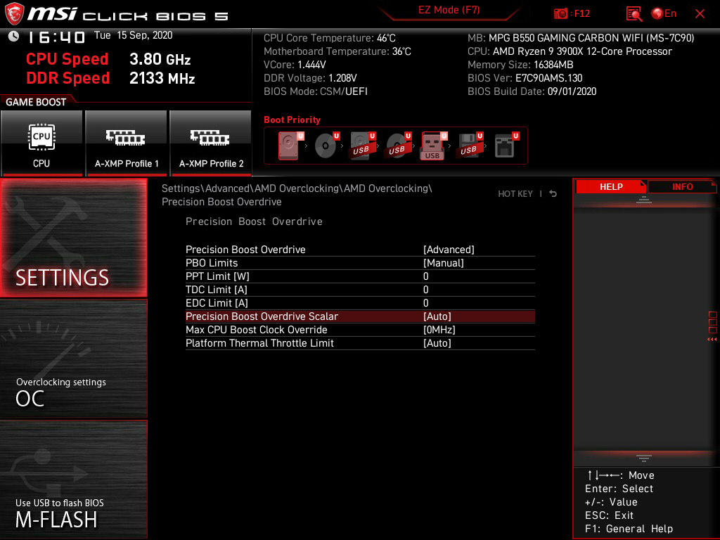 MSI MPG B550 Gaming Carbon WiFi