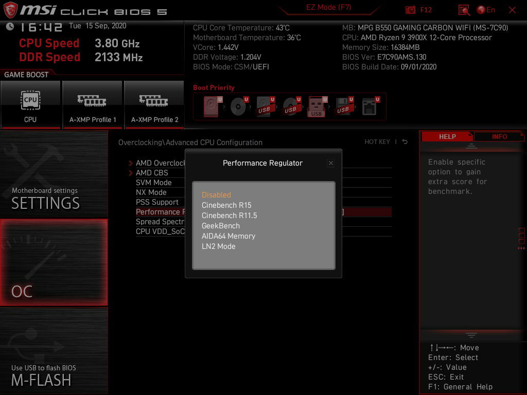 MSI MPG B550 Gaming Carbon WiFi