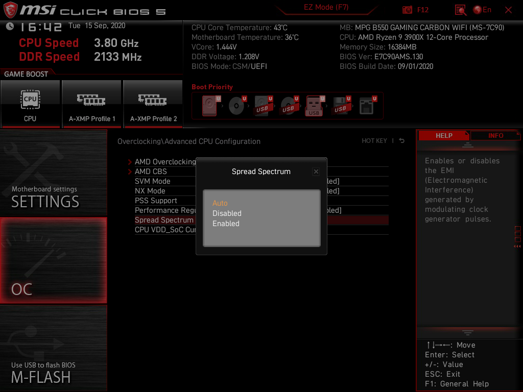 MSI MPG B550 Gaming Carbon WiFi