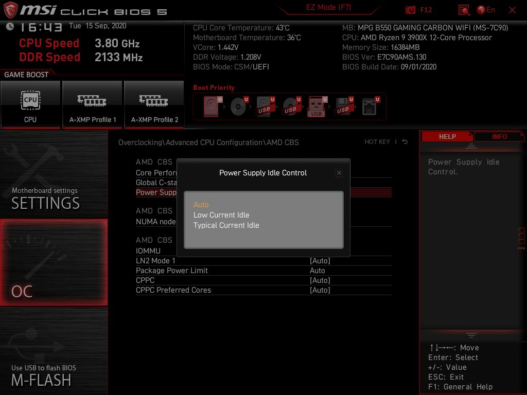 MSI MPG B550 Gaming Carbon WiFi