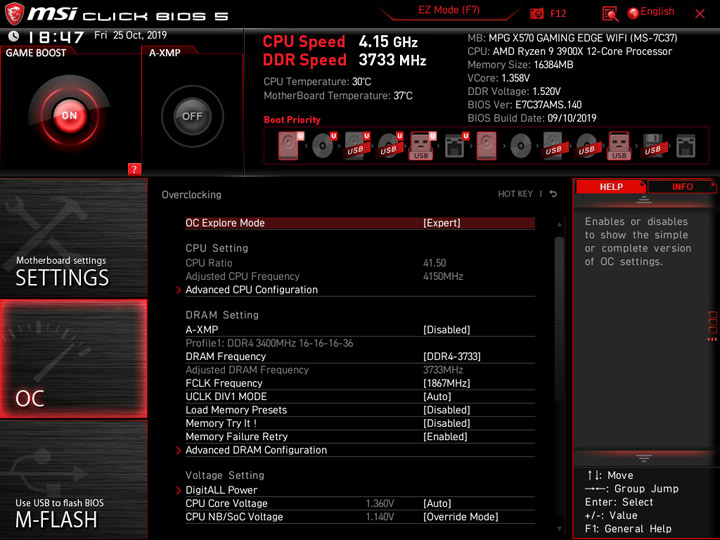 MSI MPG X570 Gaming Edge WiFi