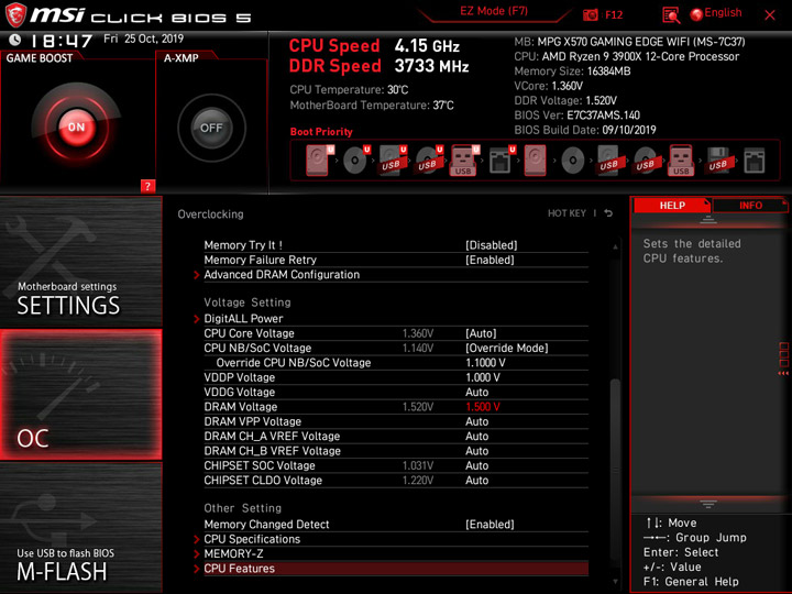 MSI MPG X570 Gaming Edge WiFi