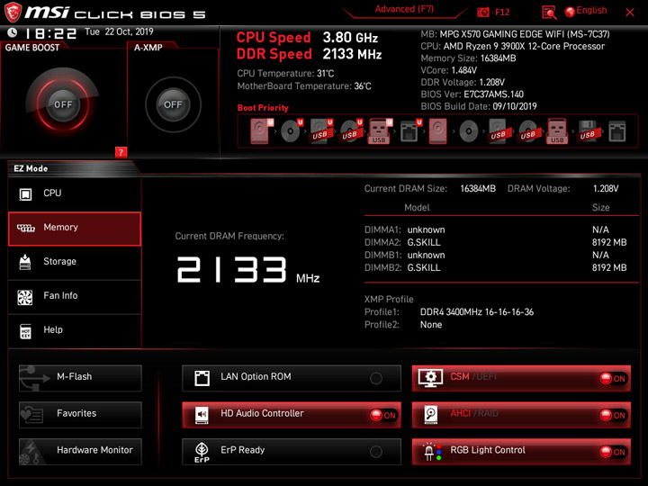 MSI MPG X570 Gaming Edge WiFi