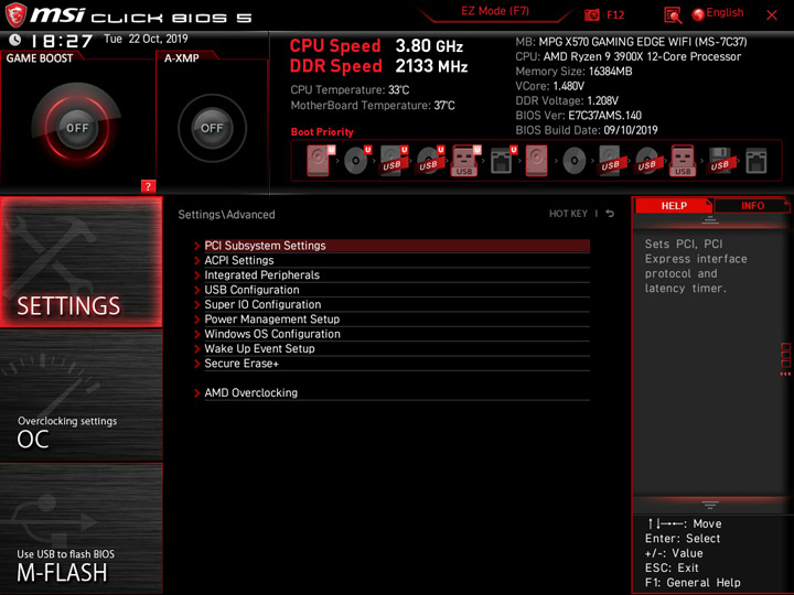 MSI MPG X570 Gaming Edge WiFi