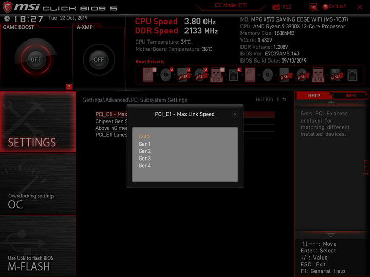 MSI MPG X570 Gaming Edge WiFi