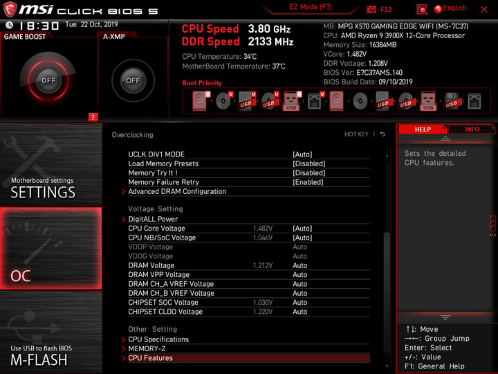 MSI MPG X570 Gaming Edge WiFi