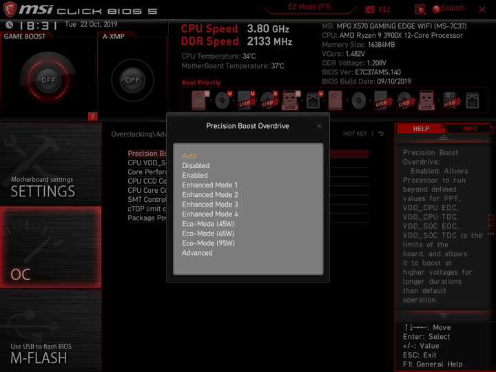 MSI MPG X570 Gaming Edge WiFi