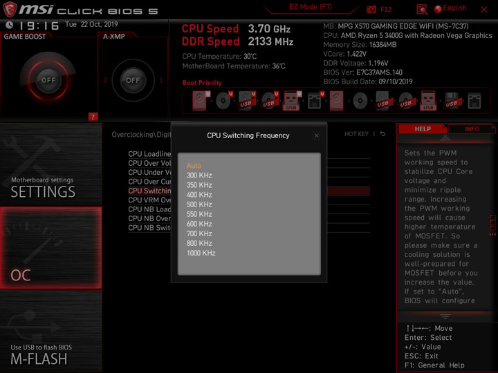 MSI MPG X570 Gaming Edge WiFi