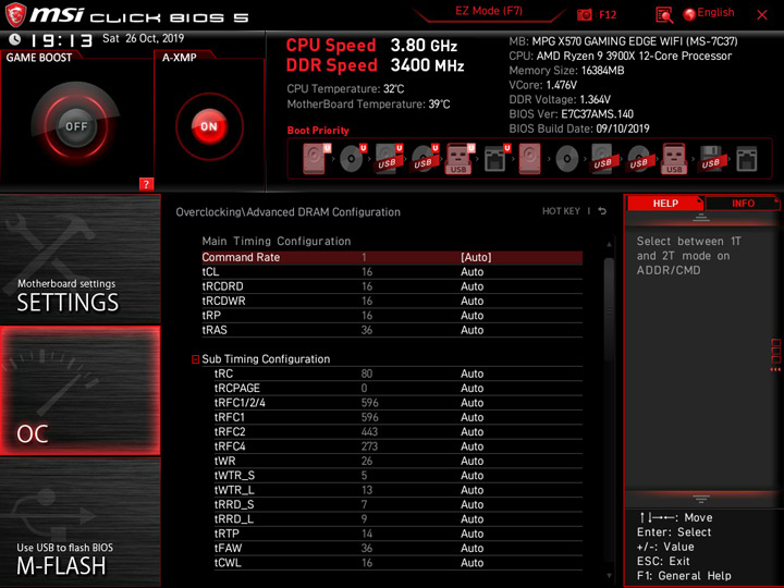 MSI MPG X570 Gaming Edge WiFi