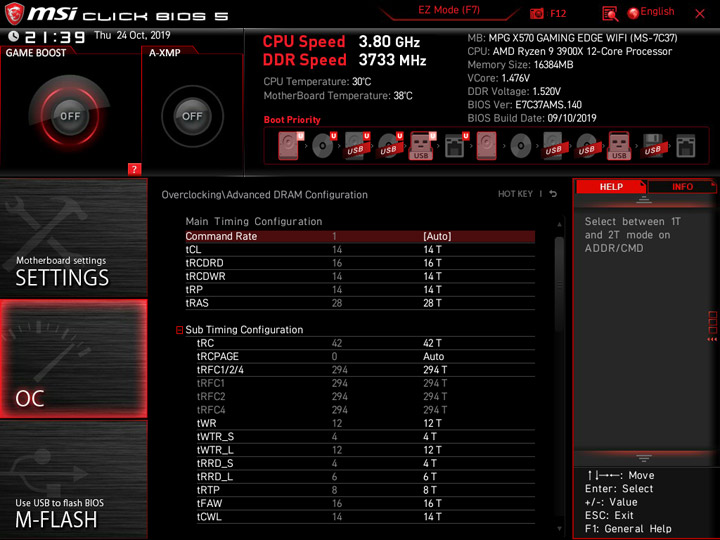 MSI MPG X570 Gaming Edge WiFi