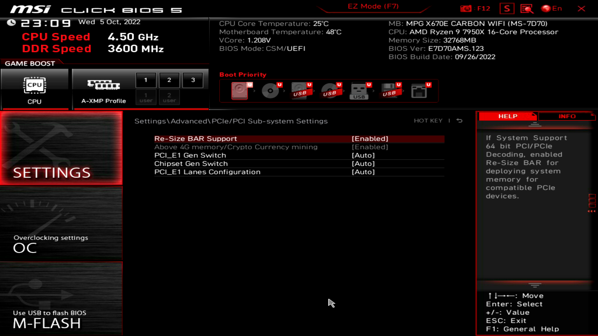 MSI MPG X670E Carbon WIFI